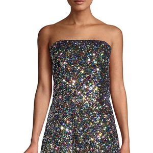 NWOT Shoshanna multicolor sequin Coralie dress, size 6